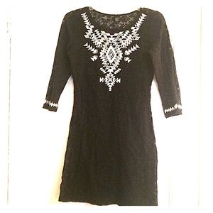 Express lace dress with slip